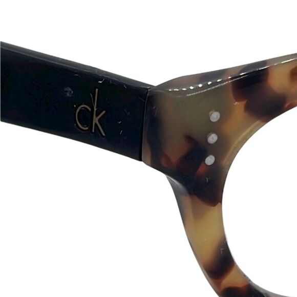 Calvin Klein Model KC5728 211 Tortoise Print with Black Arms Chunky CK - Picture 10 of 14